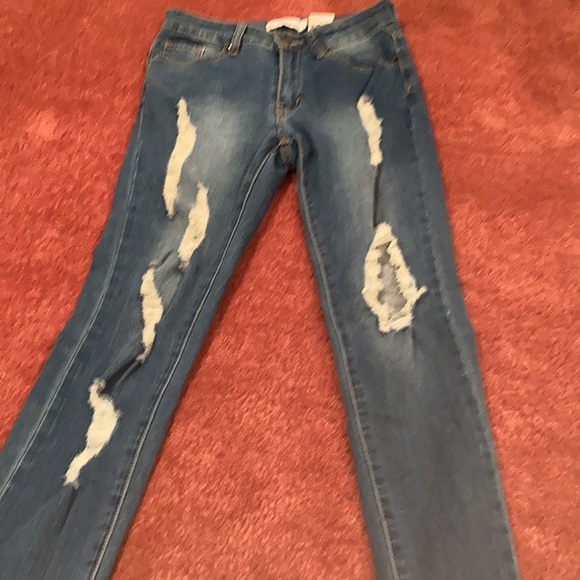 Vince Blue Co distressed jeans Size 1 - Picture 7 of 9